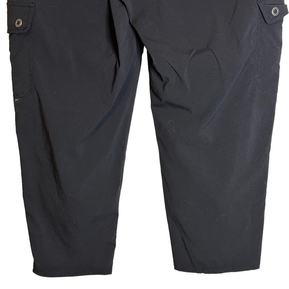 Eddie Bauer nylon spandex blend black‎ Capri pants size 2 #23751074 - Picture 5 of 8